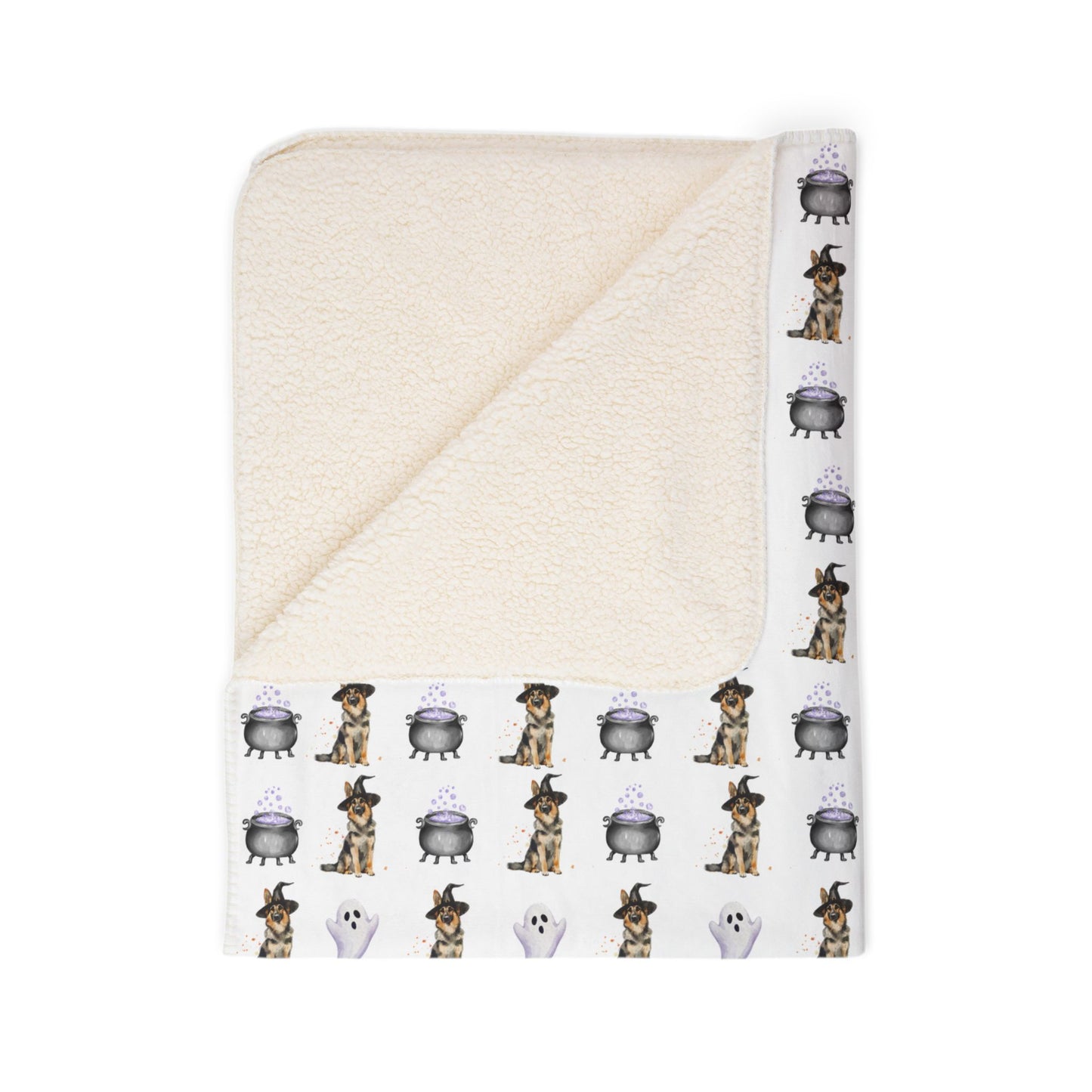 Shepherds & Spells GSD Blanket