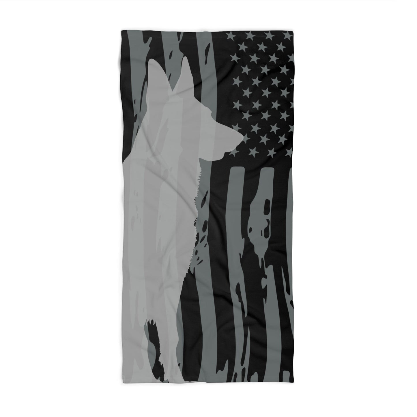 German Shepherd Dog American Beach Towel