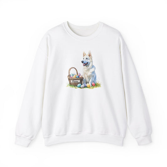 Custom Easter White GSD Sweatshirt