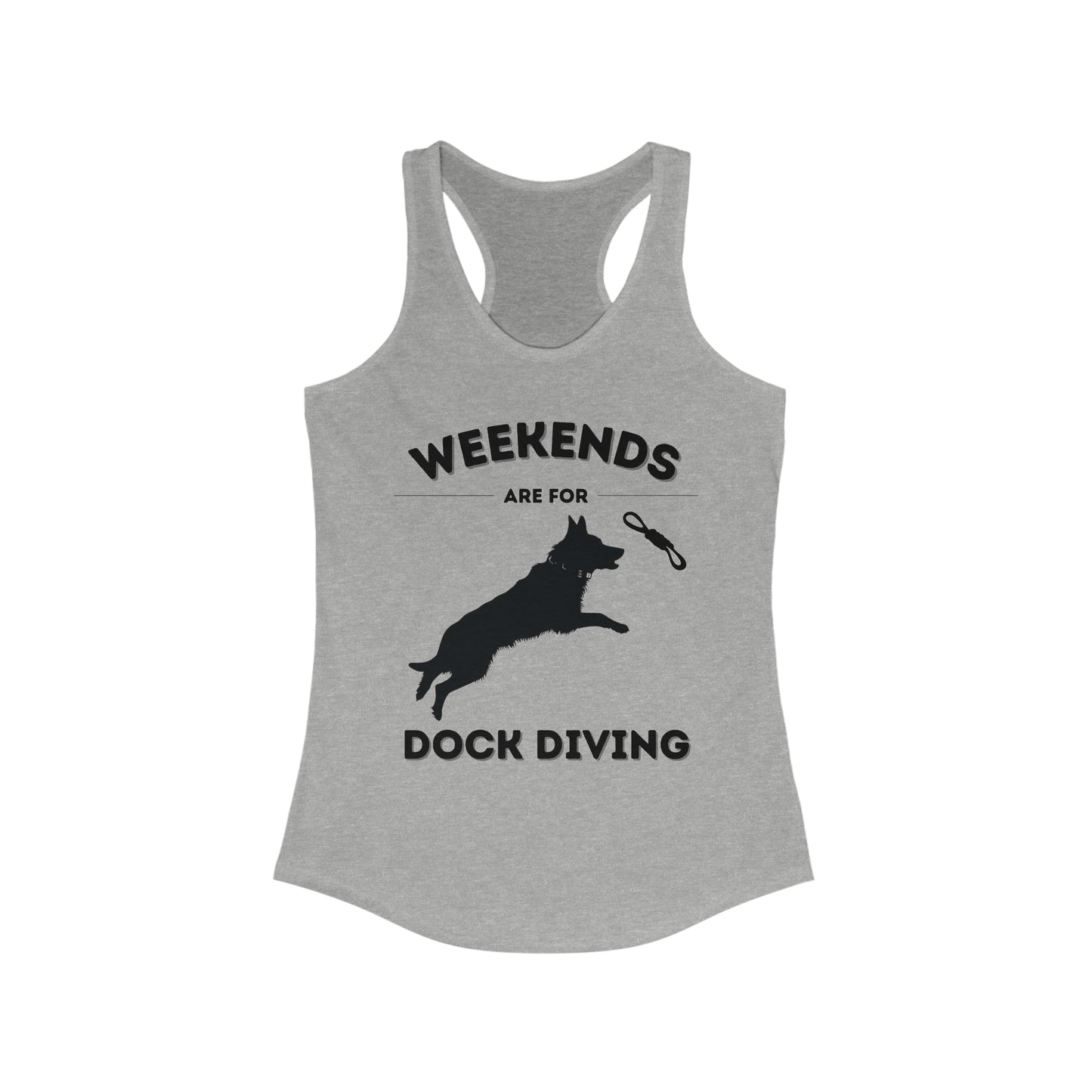 German Shepherd Dock Diving Tank Top