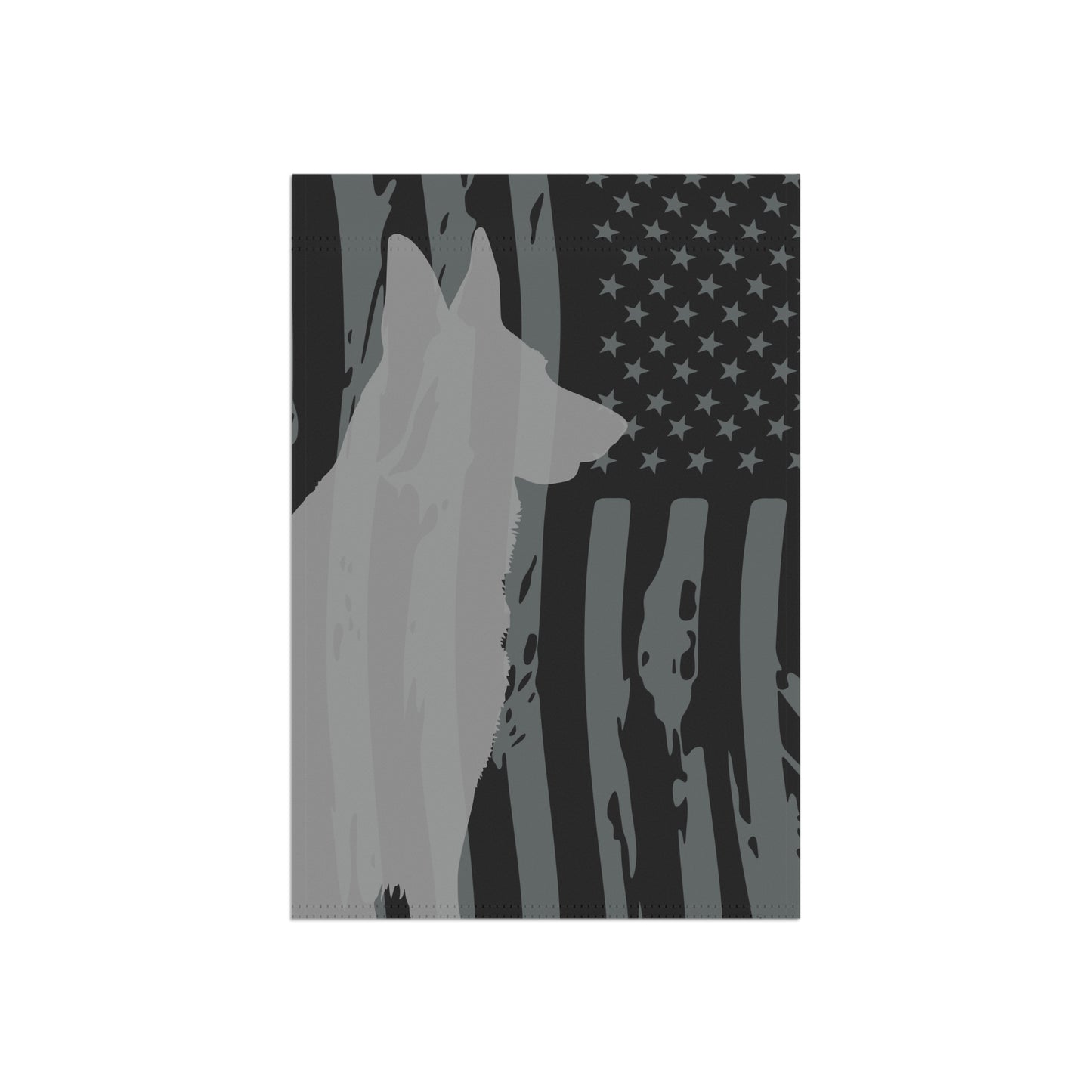 German Shepherd American Banner