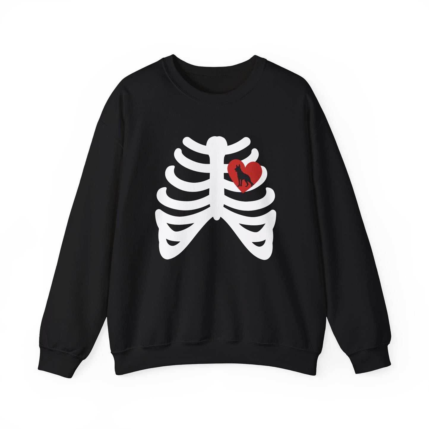Skeleton Ribcage German Shepherd Sweatshirt
