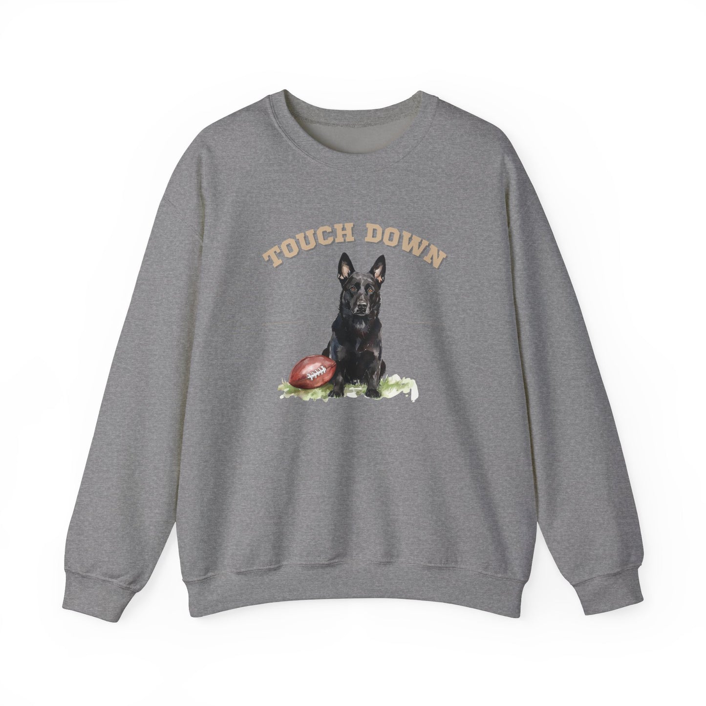 Touchdown Black GSD Sweatshirt