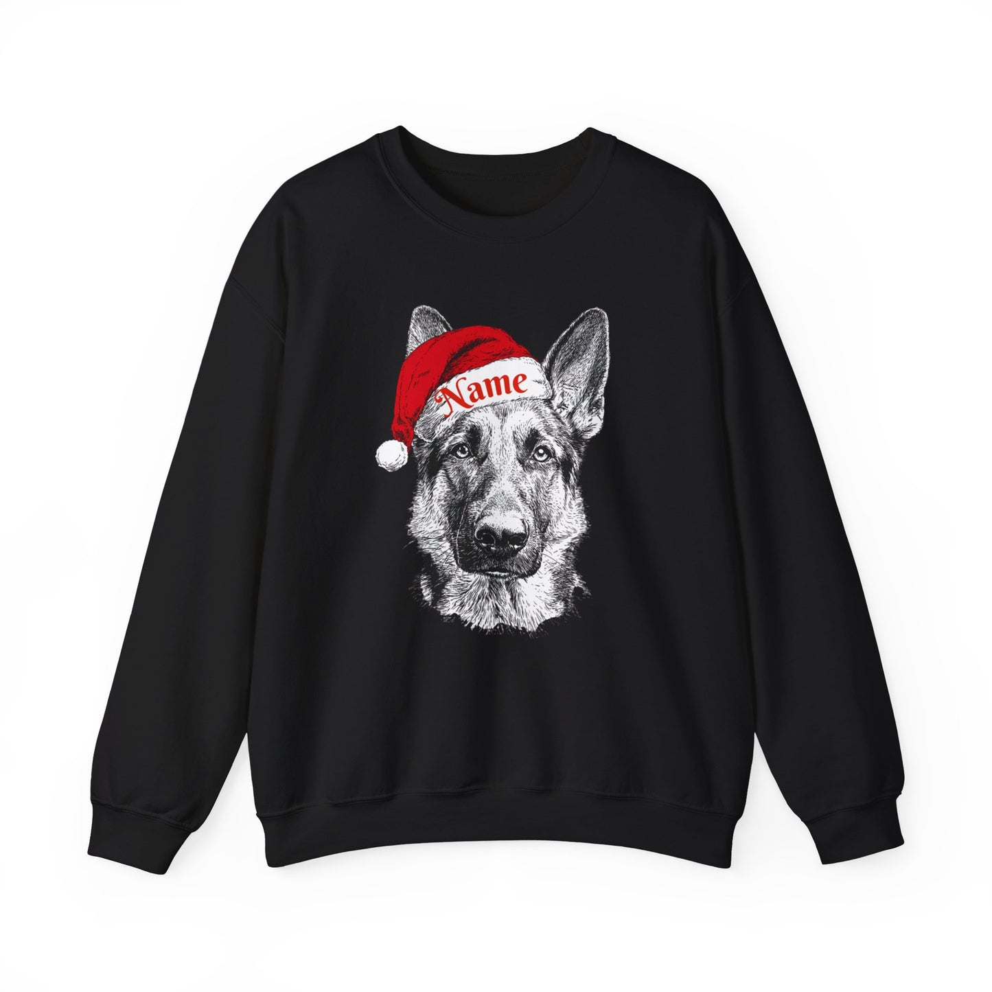 Christmas Hat GSD Custom Sweatshirt