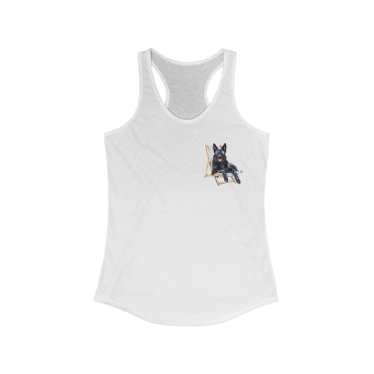 Paws & Paradise Shepherd Haus Black GSD Tank