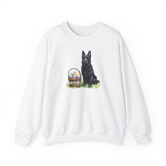 Custom Easter Black GSD Sweatshirt
