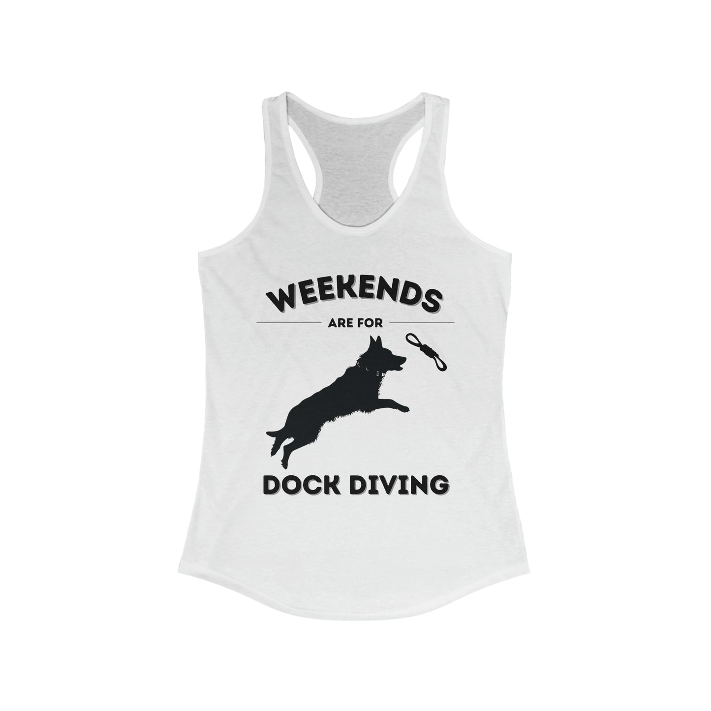 Dock Diving German Shepherd Tank Top