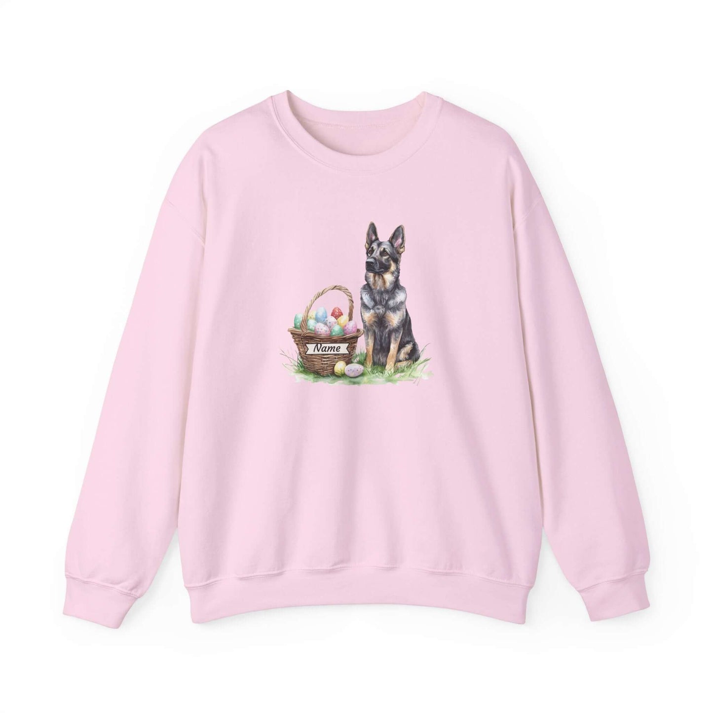 Custom Easter Silver Sable GSD Sweatshirt