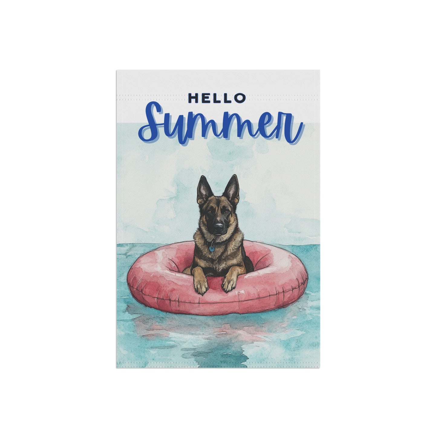 Summer Sable German Shepherd Garden Banner