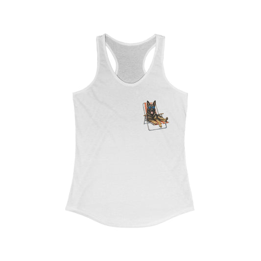 sable german shepherd summer tank top