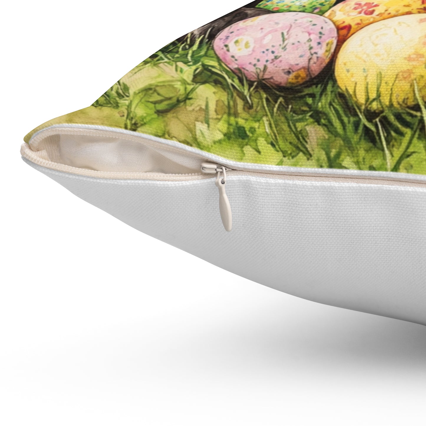 German Shepherds Springtime Square Pillow