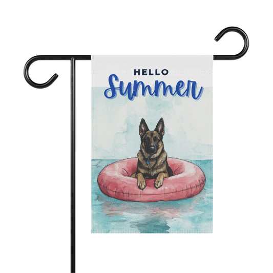 Summer Sable German Shepherd Garden Banner