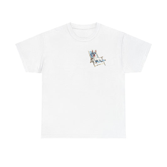 white german shepherd summer tshirt