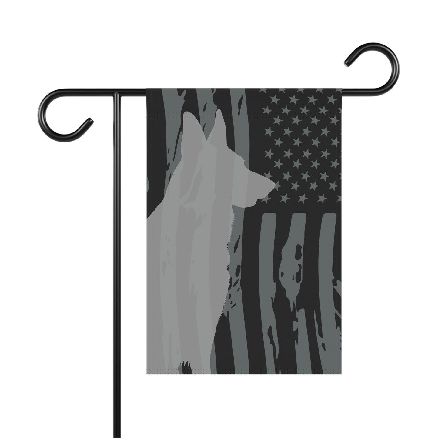 German Shepherd American Banner