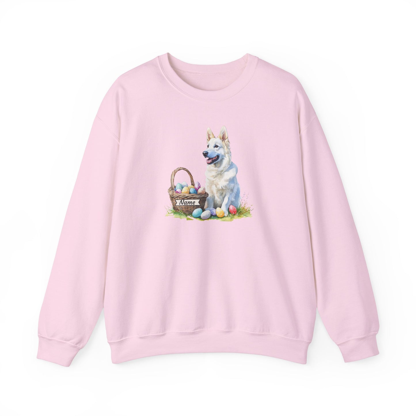 Custom Easter White GSD Sweatshirt