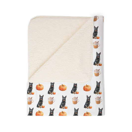 Pumpkin Spice Bi-Color GSD Blanket