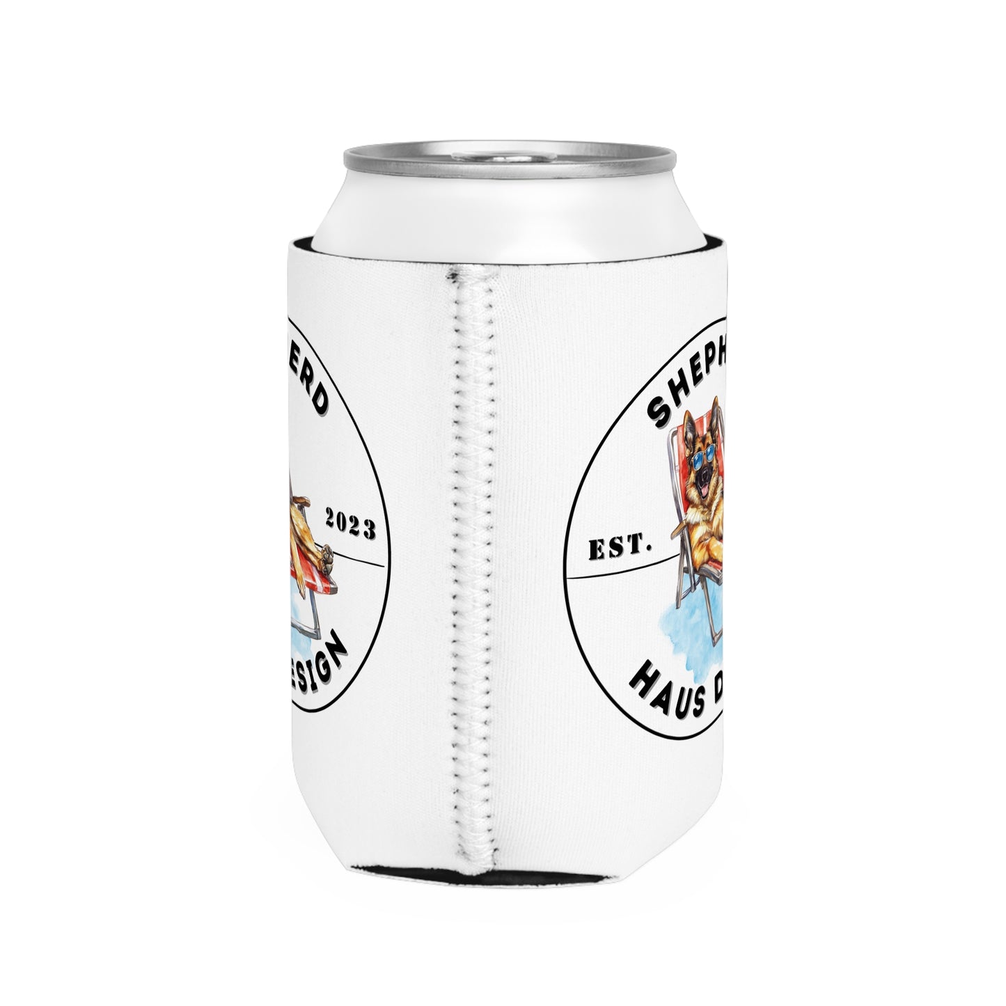 Paws & Paradise Shepherd Haus Can Cooler Sleeve