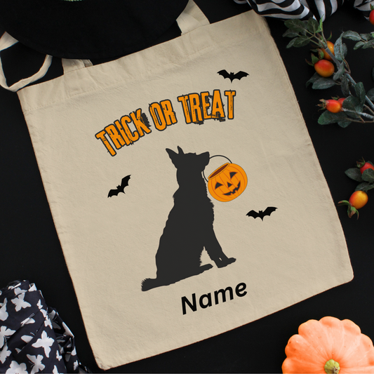Trick or Treat GSD Custom Halloween Bag