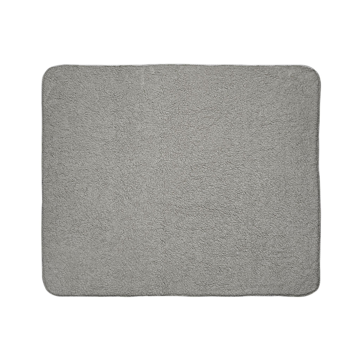 Gray backing of German Shepherd Valentine's pink hearts throw blanket
