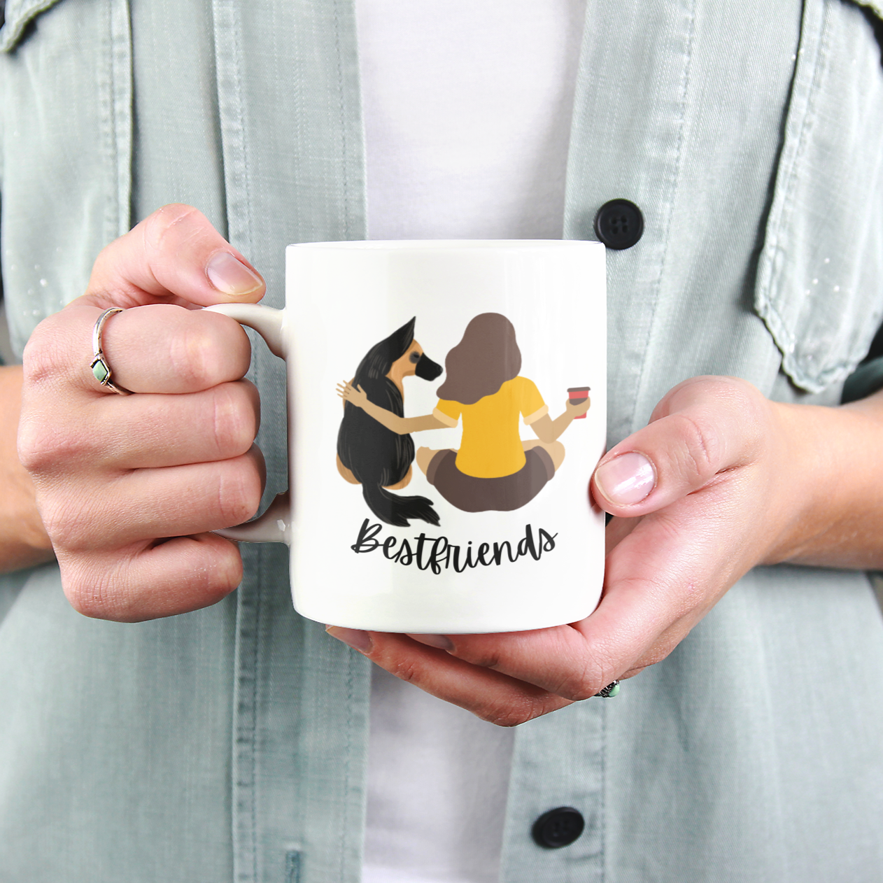 Bestfriend German Shepherd Mug