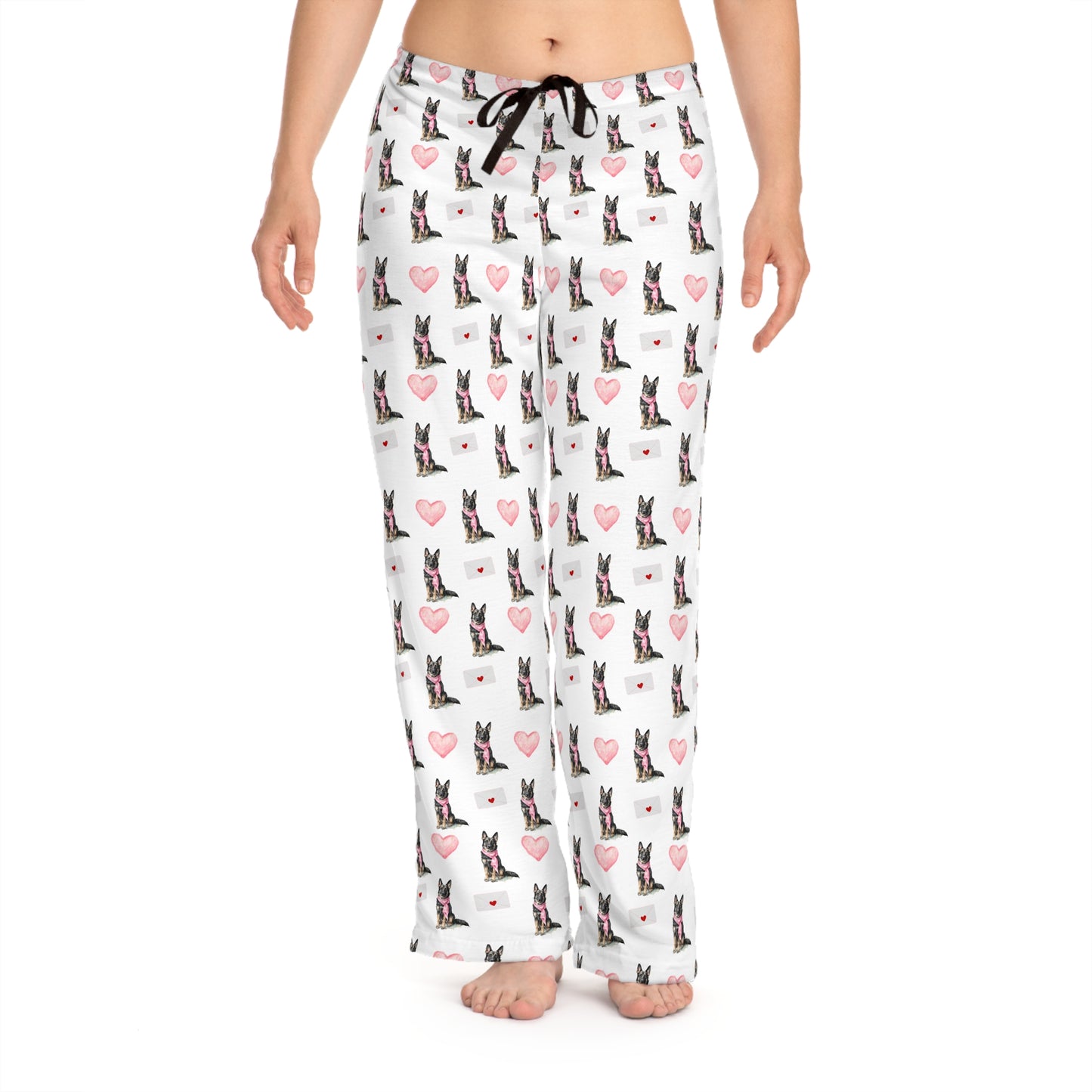 Valentines Sable GSD Pajama Pants
