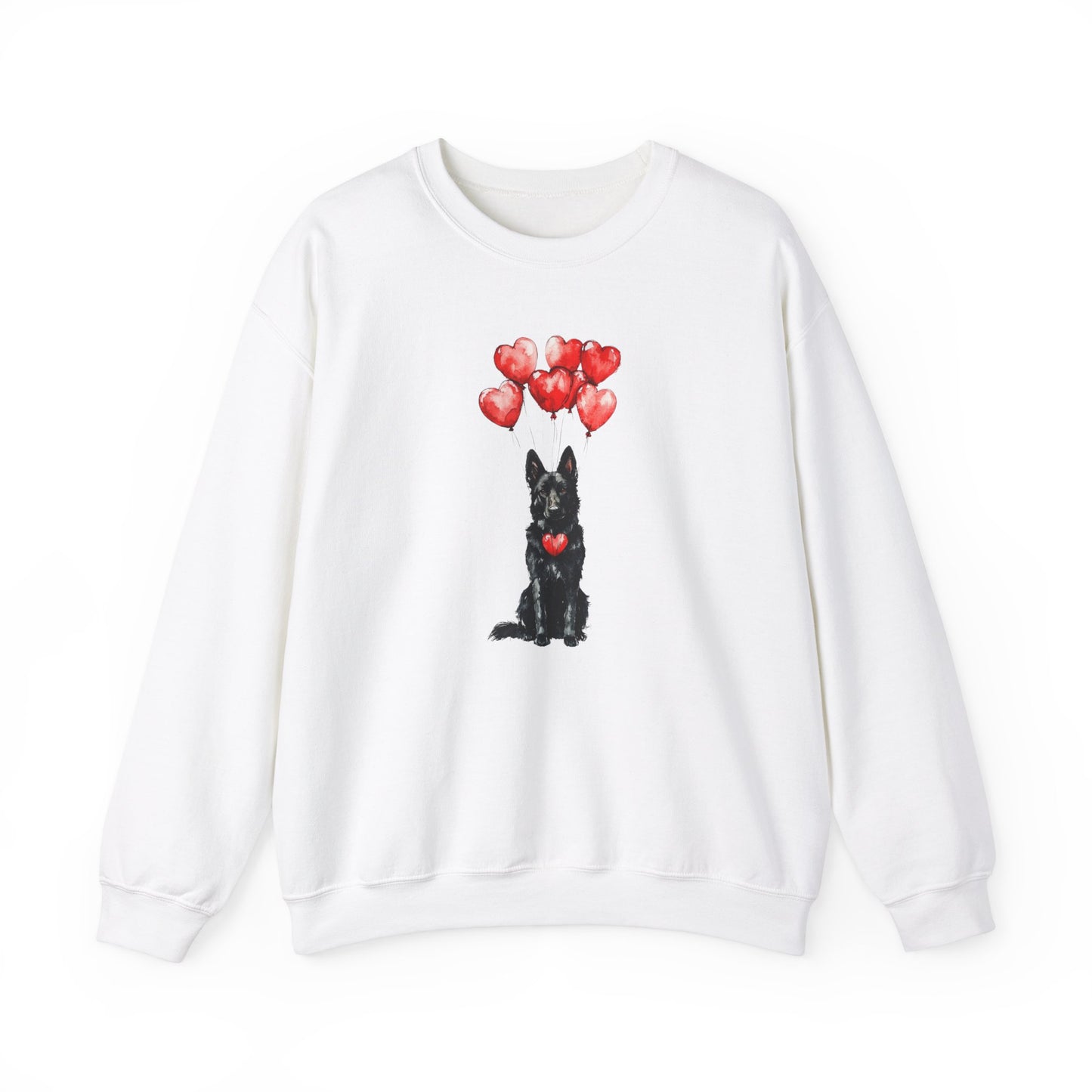 Black GSD Hearts Sweater