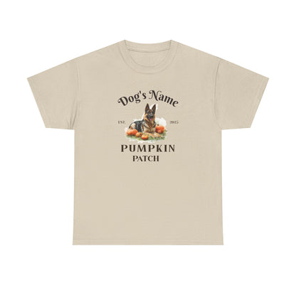 Custom German Shepherd Pumpkin Patch Shirt
