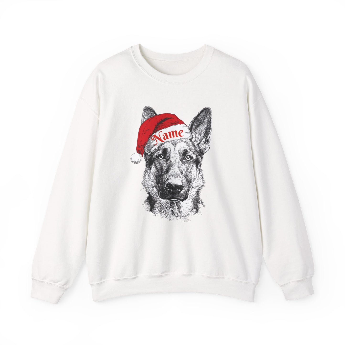 Christmas Hat GSD Custom Sweatshirt