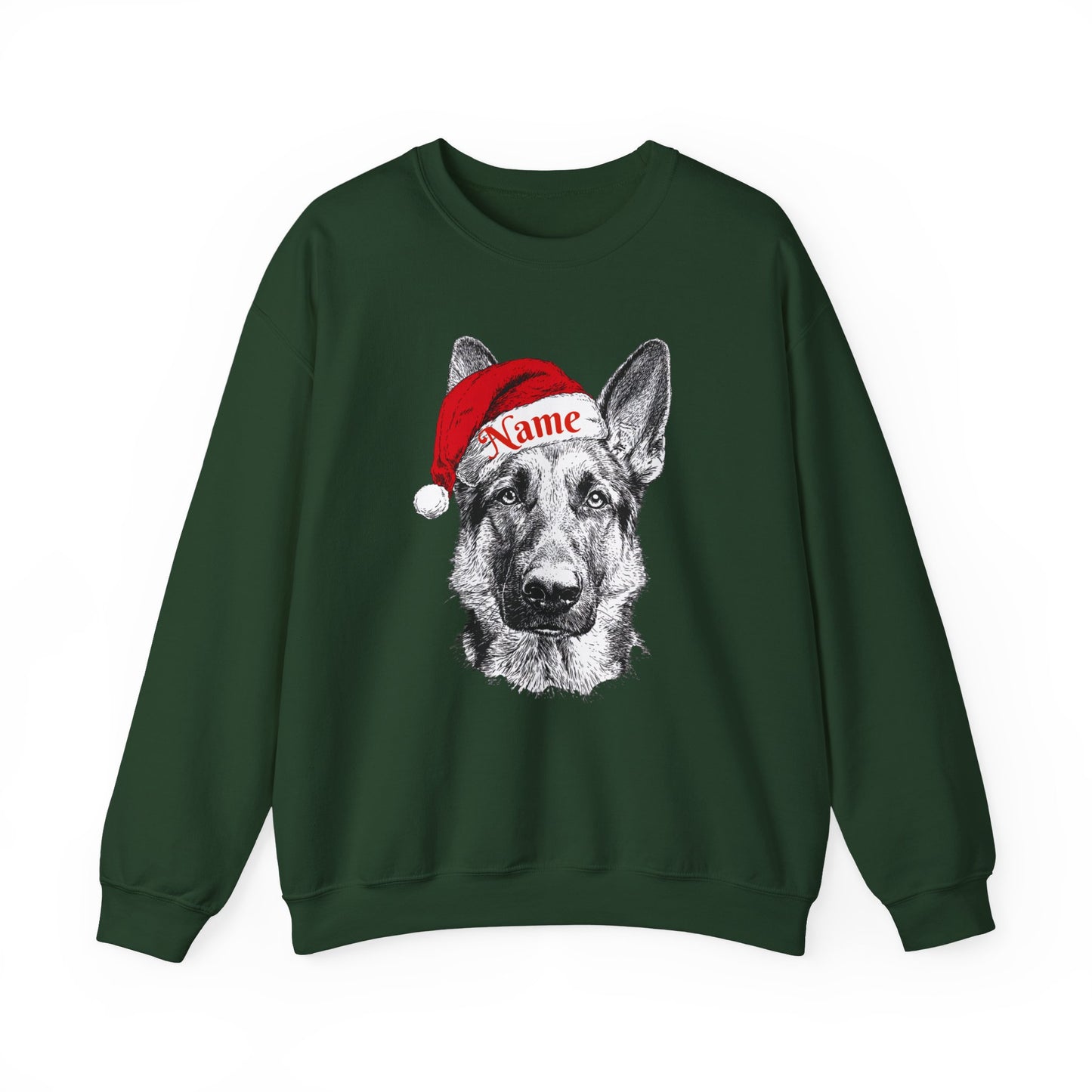Christmas Hat GSD Custom Sweatshirt