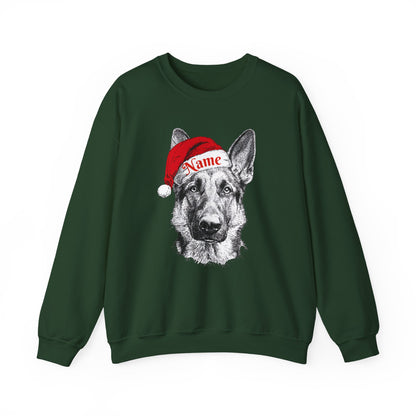 Christmas Hat GSD Custom Sweatshirt