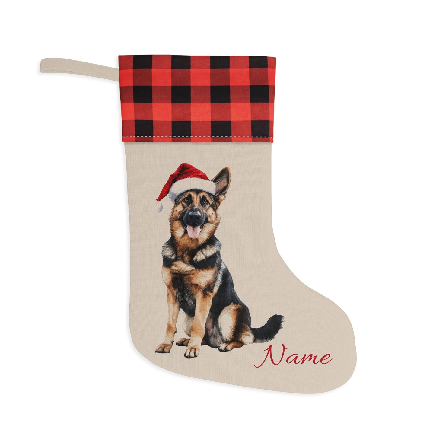 Custom German Shepherd Stocking