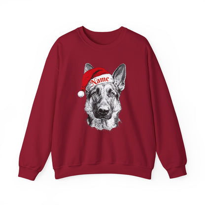 Christmas Hat GSD Custom Sweatshirt