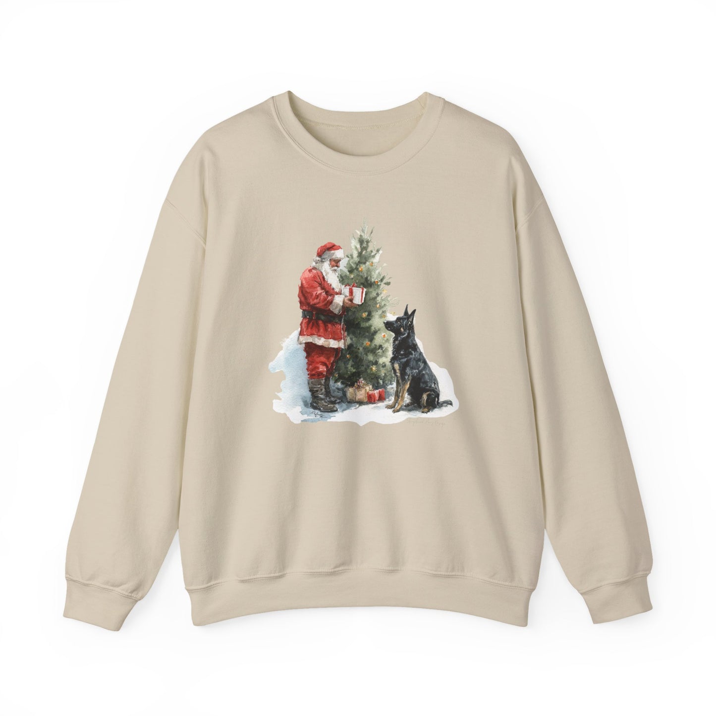 Shepherd & Santa Bicolor GSD Sweatshirt