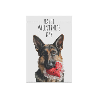 Custom German Shepherd Valentine Banner