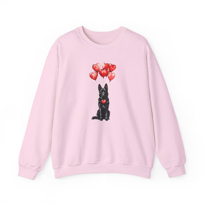 Black GSD Hearts Sweater