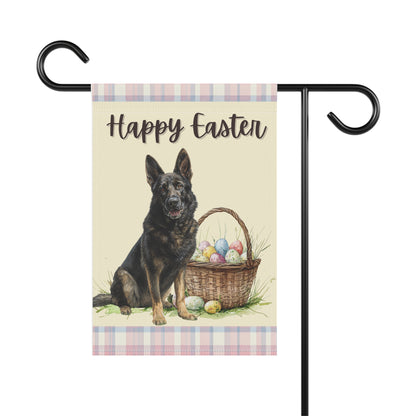 Happy Easter DDR GSD Plaid Banner