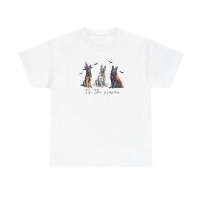 Tis the Season Halloween German Shepherd Tee