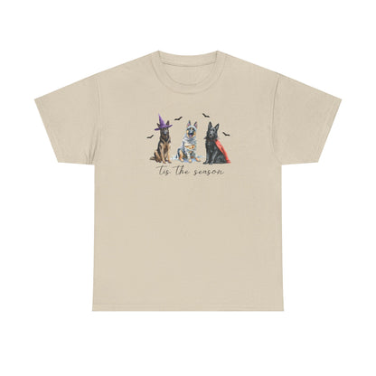 Tis the Season Halloween German Shepherd Tee