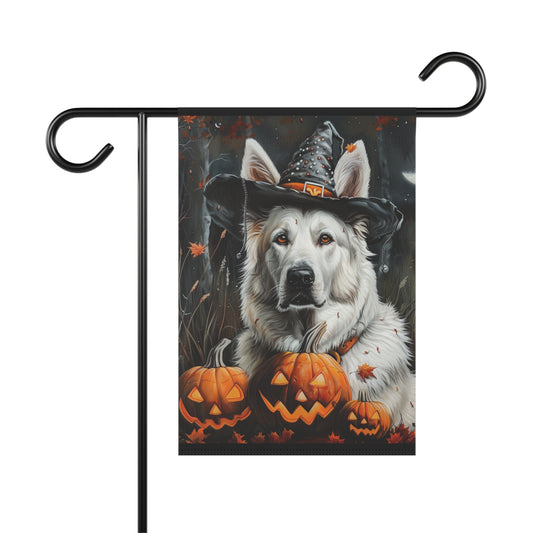 White GSD Halloween Banner