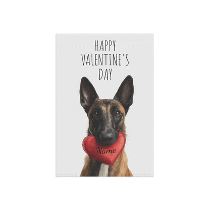 Custom Belgian Malinois Valentine Banner
