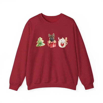 Christmas pup GSD Sweater