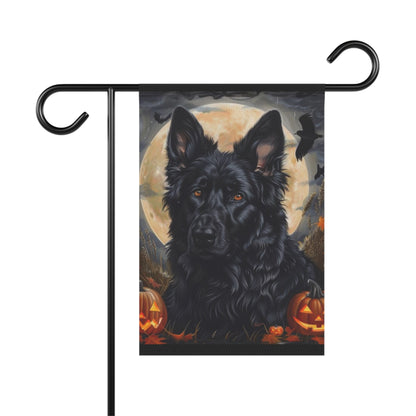 Black GSD Halloween Banner