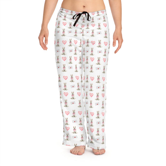 Valentines White GSD Pajama Pants