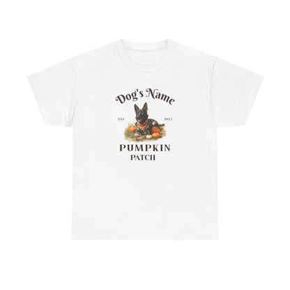 Custom Sable German Shepherd Pumpkin Patch Shirt