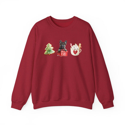 Christmas Pup Sable GSD Sweater