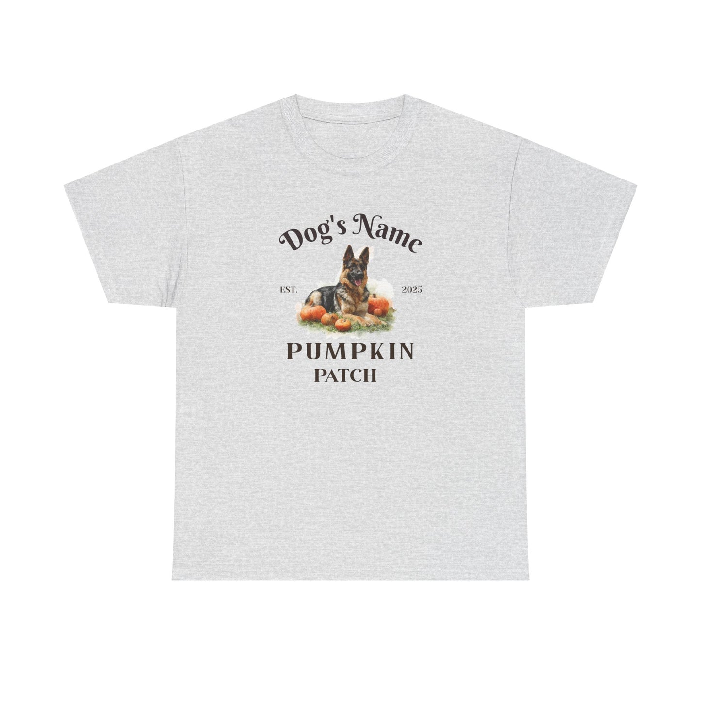 Custom German Shepherd Pumpkin Patch Shirt