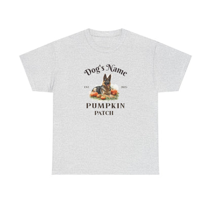 Custom German Shepherd Pumpkin Patch Shirt