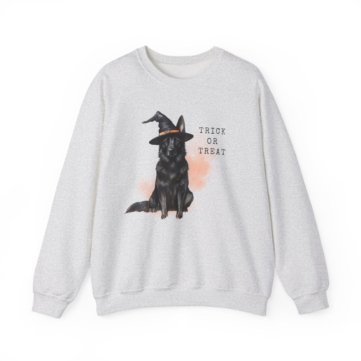 Black German Shepherd Witch Sweatshirt