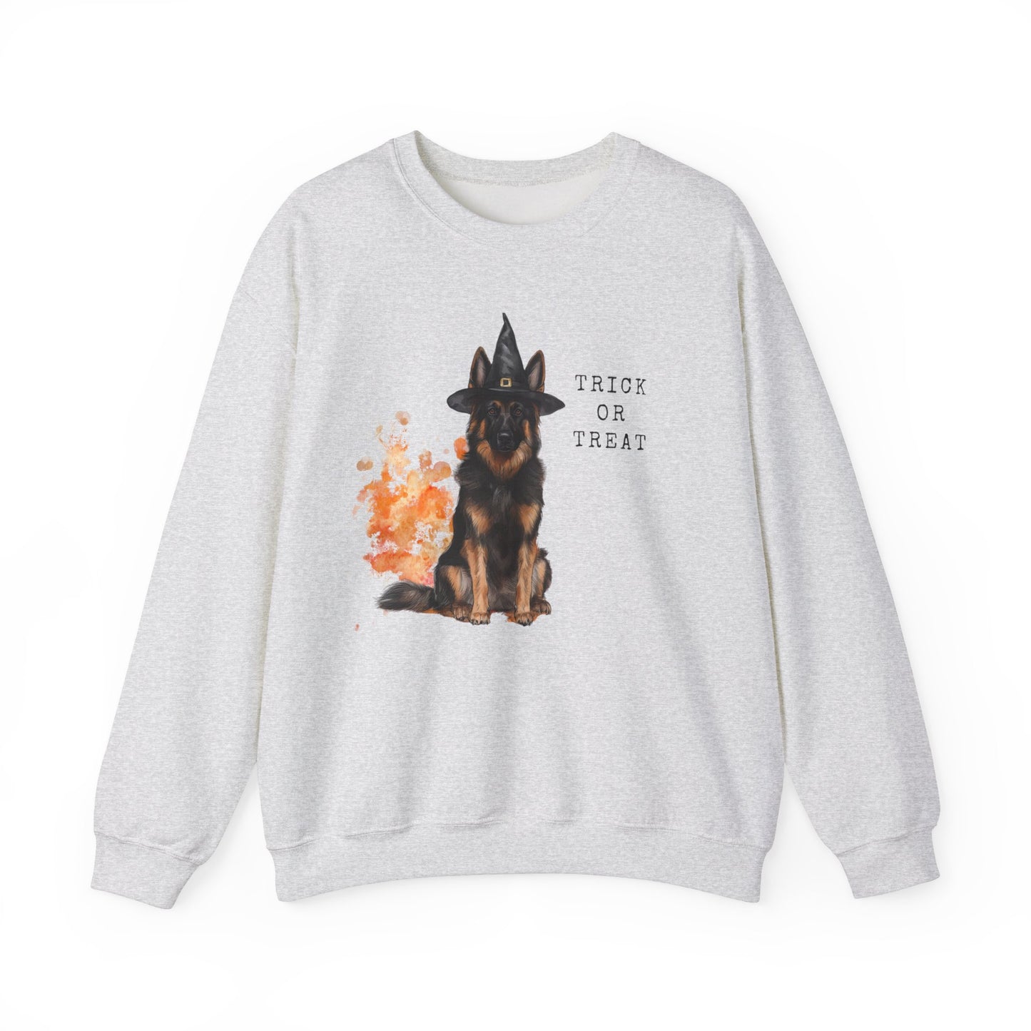 Long Hair German Shepherd Witch Sweatshirt