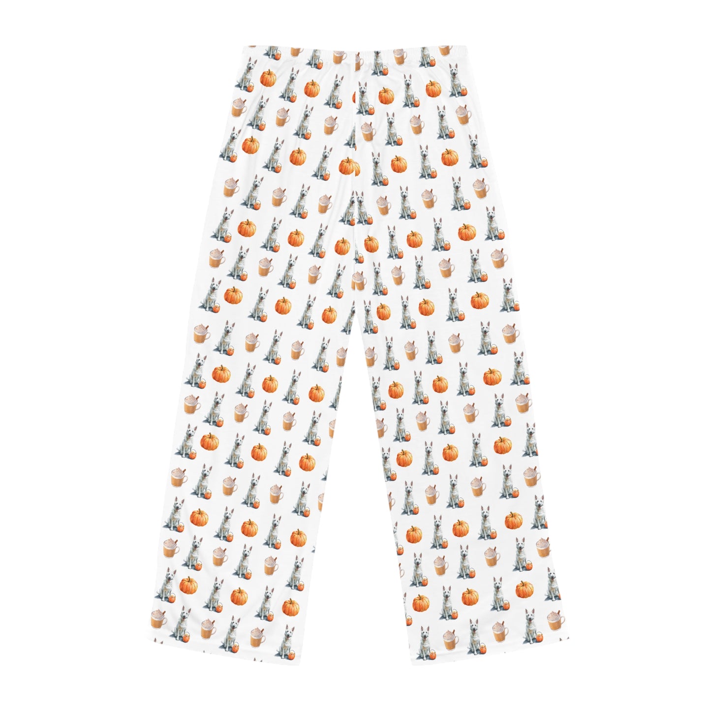 Pumpkin Spice White GSD Pajama Pants
